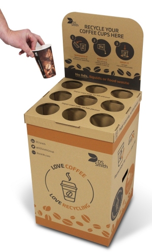 DS Smith's Coffee Cup Drop Box