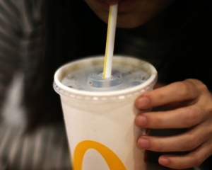 McDonald's plastic straws
