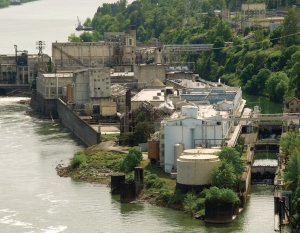 Paper Mill in West Linn, Oregon