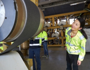 production of battery paper