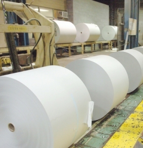 Crofton mill - rolls of paper