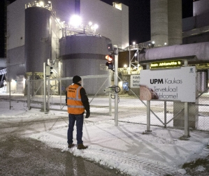 Paper mill workers' strike in Finland
