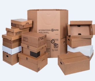 International Paper corrugated boxes