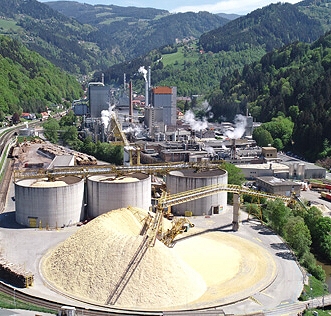 Mondi Frantschach pulp and paper mill