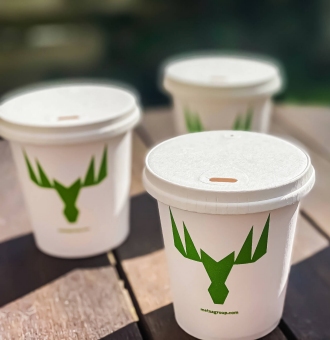 Recyclable Paperboard Lid for Beverage Cups