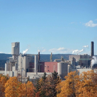 Hinton pulp in Alberta, Canada