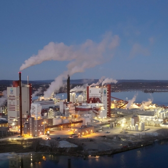 SCA's Östrand pulp mill in Timrå, Sweden