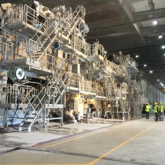Golbey paper machine