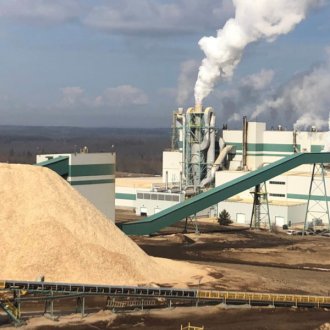 Slave Lake Pulp mill in Alberta