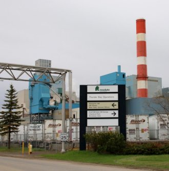 Thunder Bay pulp and paper mill
