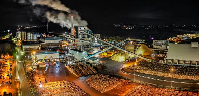 Holmen paperboard mill in Workington, UK