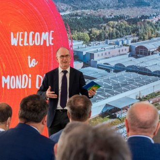 Mondi Duino Mill - groundbreaking ceremony