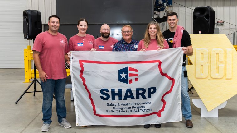 Buckeye Corrugated Cedar Falls SHARP banner