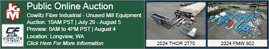 Cowlitz Fiber Industrial - Online Auction